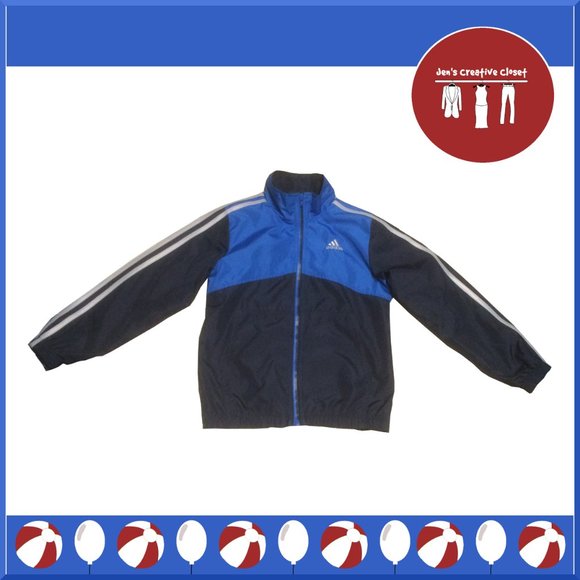boys blue adidas jacket